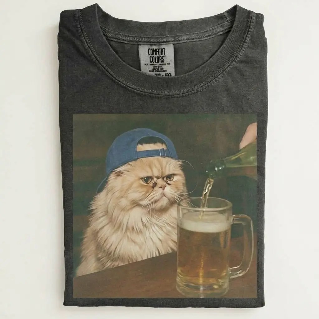 Persian cat shirt design