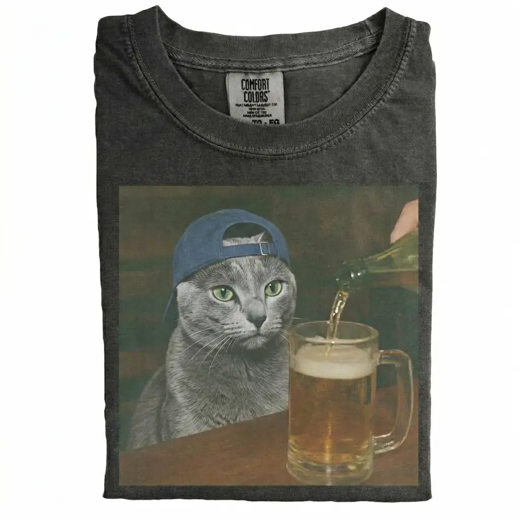 Russian Blue cat shirt design