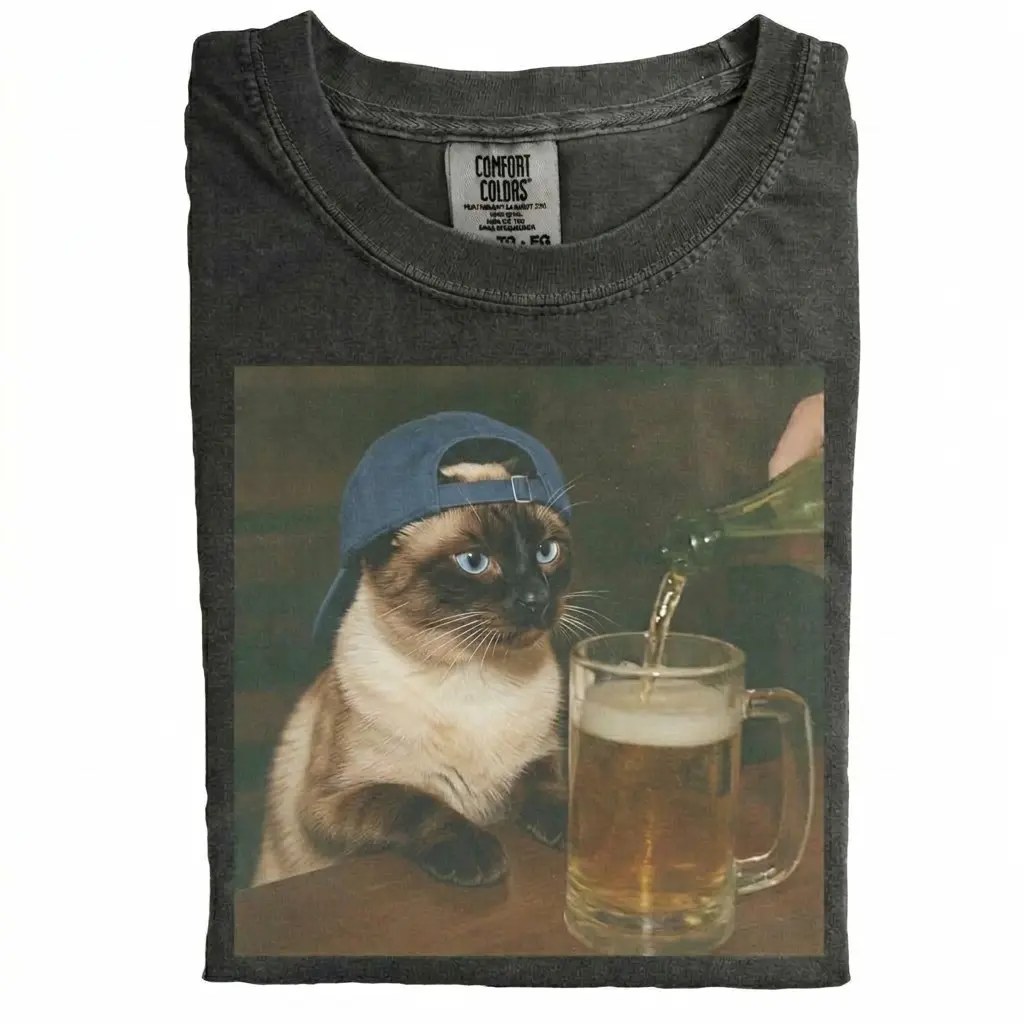 Siamese cat shirt design