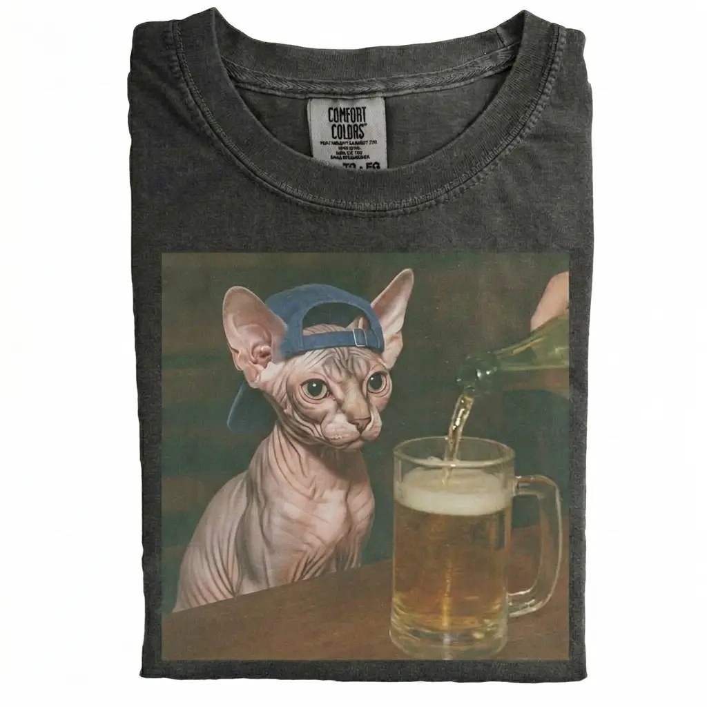 Sphynx cat shirt design